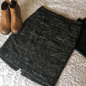 Mango MNG Pencil Skirt Mottled Green/Greys Small